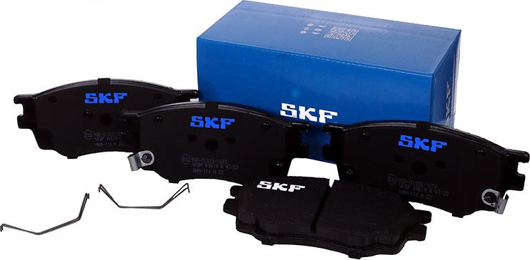 SKF VKBP 80619 A - Kit pastiglie freno, Freno a disco autozon.pro