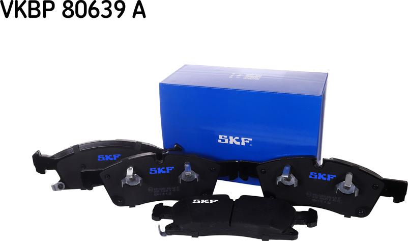 SKF VKBP 80639 A - Kit pastiglie freno, Freno a disco autozon.pro