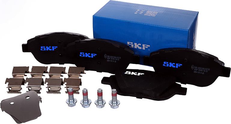 SKF VKBP 80098 - Kit pastiglie freno, Freno a disco autozon.pro