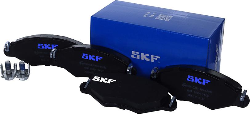 SKF VKBP 80064 - Kit pastiglie freno, Freno a disco autozon.pro