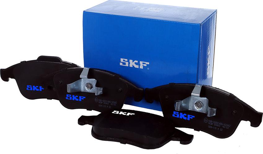 SKF VKBP 80063 - Kit pastiglie freno, Freno a disco autozon.pro