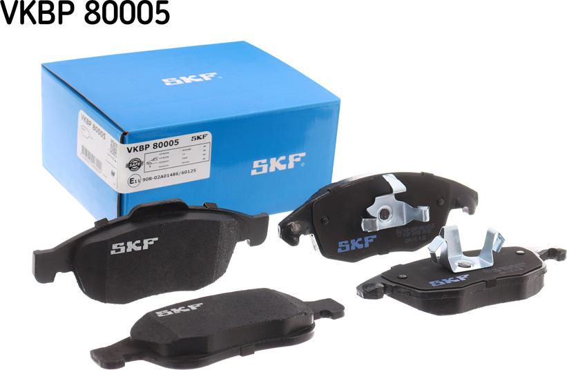 SKF VKBP 80005 - Kit pastiglie freno, Freno a disco autozon.pro