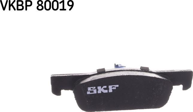 SKF VKBP 80019 - Kit pastiglie freno, Freno a disco autozon.pro