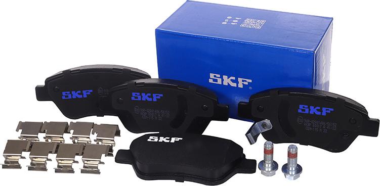 SKF VKBP 80017 A - Kit pastiglie freno, Freno a disco autozon.pro