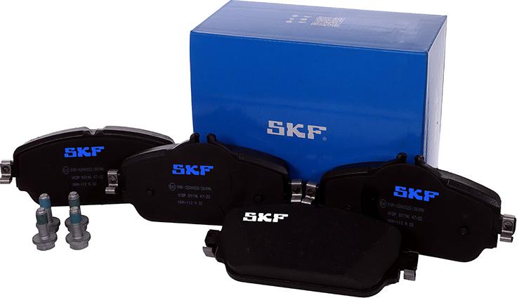 SKF VKBP 80196 - Kit pastiglie freno, Freno a disco autozon.pro