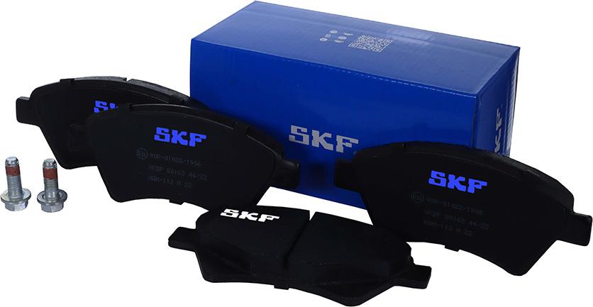 SKF VKBP 80163 - Kit pastiglie freno, Freno a disco autozon.pro