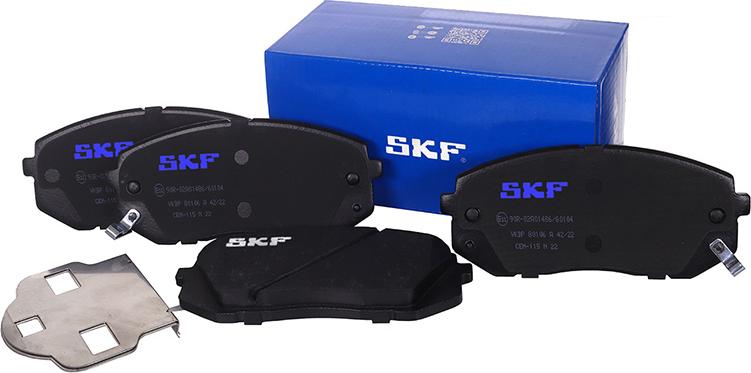 SKF VKBP 80106 A - Kit pastiglie freno, Freno a disco autozon.pro