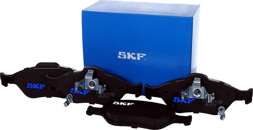 SKF VKBP 80131 A - Kit pastiglie freno, Freno a disco autozon.pro