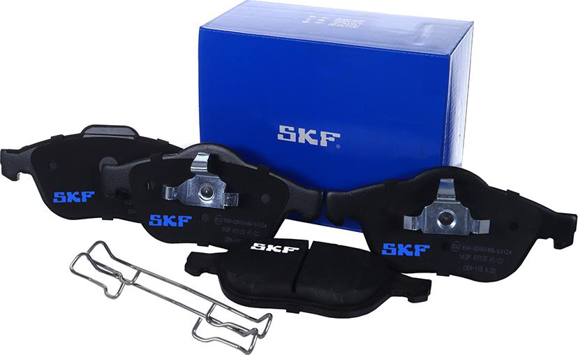 SKF VKBP 80133 - Kit pastiglie freno, Freno a disco autozon.pro