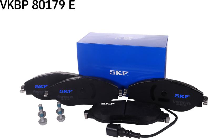 SKF VKBP 80179 E - Kit pastiglie freno, Freno a disco autozon.pro