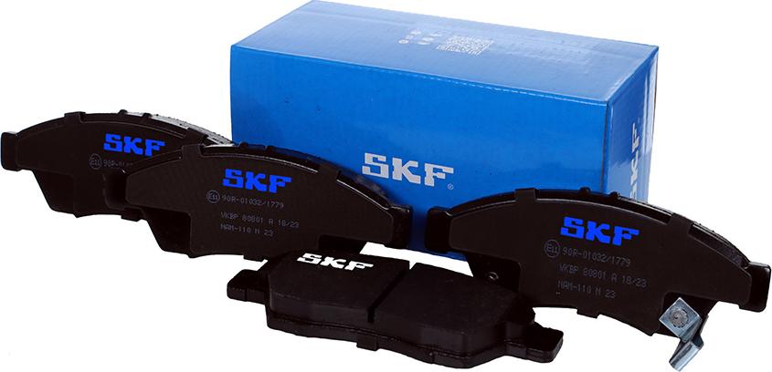 SKF VKBP 80801 A - Kit pastiglie freno, Freno a disco autozon.pro