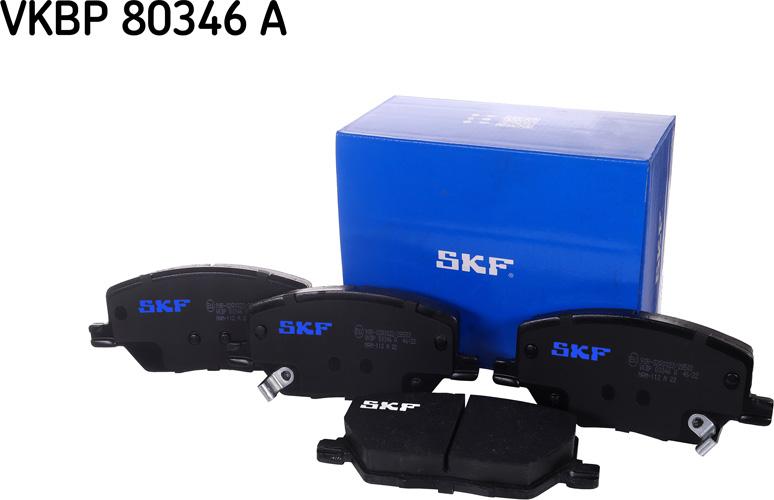 SKF VKBP 80346 A - Kit pastiglie freno, Freno a disco autozon.pro