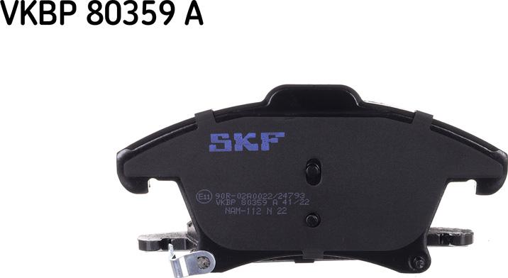 SKF VKBP 80359 A - Kit pastiglie freno, Freno a disco autozon.pro