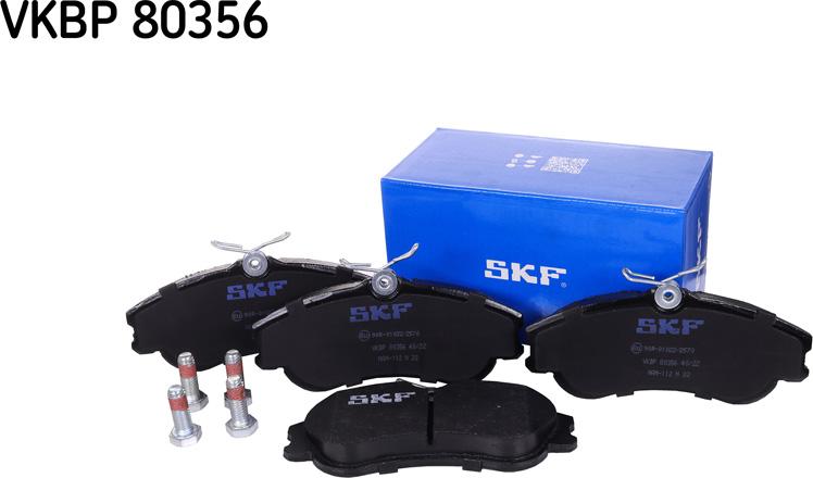 SKF VKBP 80356 - Kit pastiglie freno, Freno a disco autozon.pro