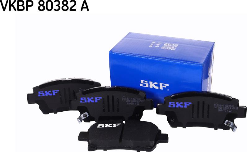 SKF VKBP 80382 A - Kit pastiglie freno, Freno a disco autozon.pro