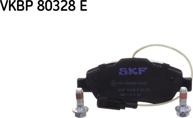 SKF VKBP 80328 E - Kit pastiglie freno, Freno a disco autozon.pro