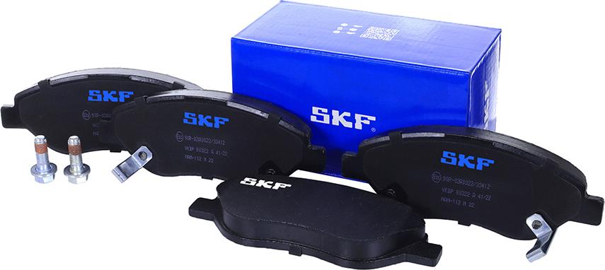 SKF VKBP 80322 A - Kit pastiglie freno, Freno a disco autozon.pro