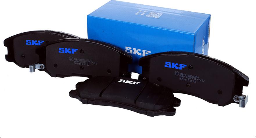 SKF VKBP 80327 A - Kit pastiglie freno, Freno a disco autozon.pro