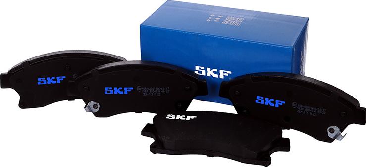 SKF VKBP 80245 A - Kit pastiglie freno, Freno a disco autozon.pro