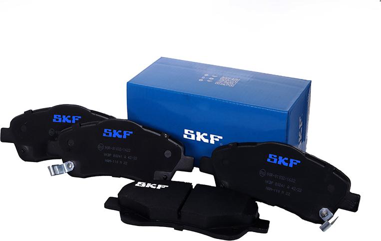 SKF VKBP 80241 A - Kit pastiglie freno, Freno a disco autozon.pro