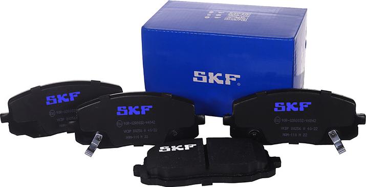 SKF VKBP 80256 A - Kit pastiglie freno, Freno a disco autozon.pro