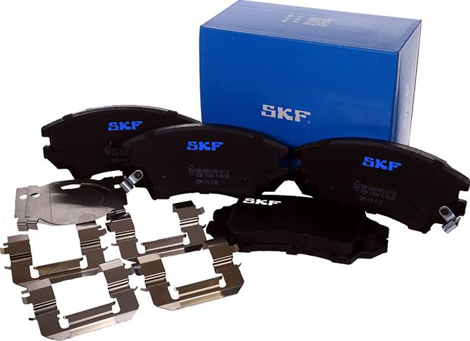 SKF VKBP 80264 A - Kit pastiglie freno, Freno a disco autozon.pro