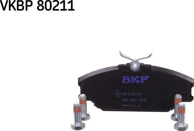 SKF VKBP 80211 - Kit pastiglie freno, Freno a disco autozon.pro