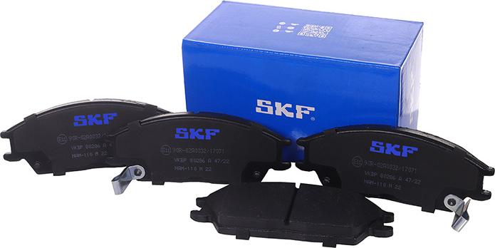 SKF VKBP 80286 A - Kit pastiglie freno, Freno a disco autozon.pro