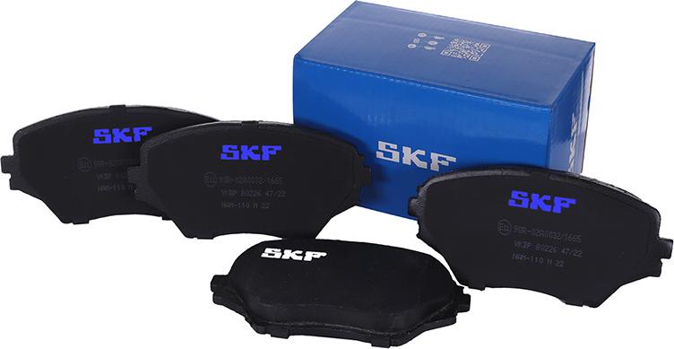 SKF VKBP 80226 - Kit pastiglie freno, Freno a disco autozon.pro