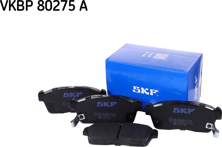 SKF VKBP 80275 A - Kit pastiglie freno, Freno a disco autozon.pro