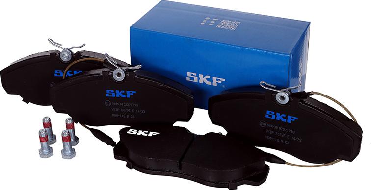 SKF VKBP 80795 E - Kit pastiglie freno, Freno a disco autozon.pro