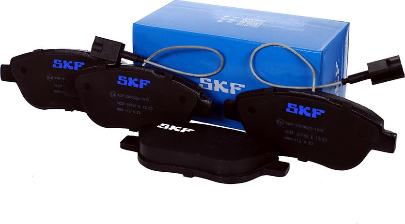 SKF VKBP 80766 E - Kit pastiglie freno, Freno a disco autozon.pro