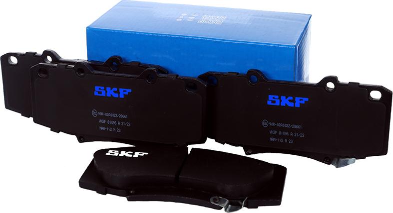 SKF VKBP 81096 A - Kit pastiglie freno, Freno a disco autozon.pro