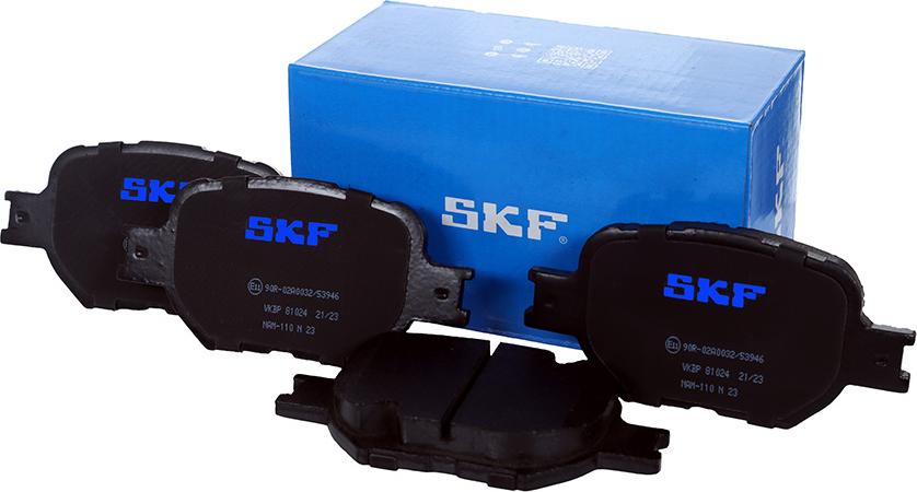 SKF VKBP 81024 - Kit pastiglie freno, Freno a disco autozon.pro