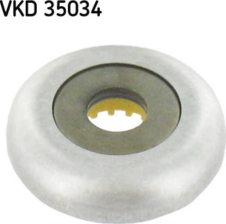 SKF VKD 35034 - Cuscinetto volvente, Supporto ammortizz. a molla autozon.pro