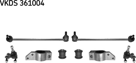 SKF VKDS 361004 - Kit riparazione, Braccio oscillante autozon.pro