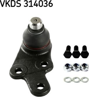 SKF VKDS 314036 - Giunto di supporto / guida autozon.pro