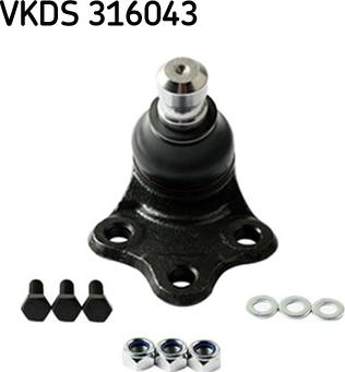 SKF VKDS 316043 - Giunto di supporto / guida autozon.pro