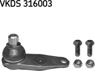 SKF VKDS 316003 - Giunto di supporto / guida autozon.pro