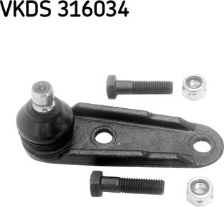 SKF VKDS 316034 - Giunto di supporto / guida autozon.pro