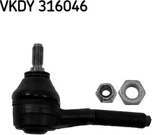 SKF VKDY 316046 - Testa barra d'accoppiamento autozon.pro