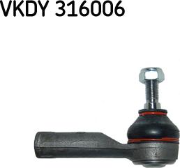 SKF VKDY 316006 - Testa barra d'accoppiamento autozon.pro