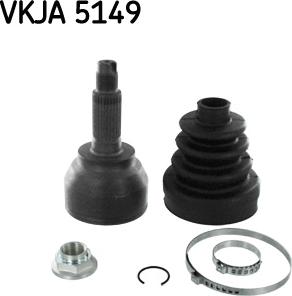 SKF VKJA 5149 - Kit giunti, Semiasse autozon.pro