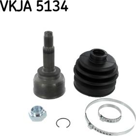 SKF VKJA 5134 - Kit giunti, Semiasse autozon.pro