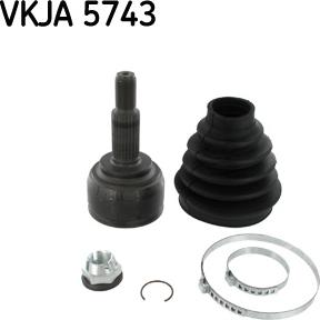 SKF VKJA 5743 - Kit giunti, Semiasse autozon.pro