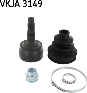 SKF VKJA 3149 - Kit giunti, Semiasse autozon.pro