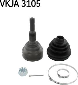 SKF VKJA 3105 - Kit giunti, Semiasse autozon.pro