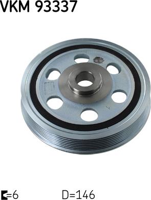 SKF VKM 93337 - Puleggia cinghia, Albero a gomiti autozon.pro