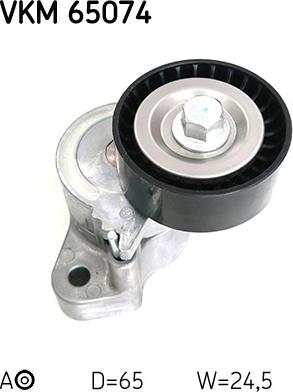 SKF VKM 65074 - Galoppino / Guidacinghia, Cinghia Poly-V autozon.pro