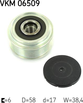 SKF VKM 06509 - Puleggia cinghia, Alternatore autozon.pro